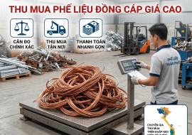 Thu Mua Phế Liệu Đồng Cáp Giá Cao Toàn Quốc - Thu Mua Tận Nơi