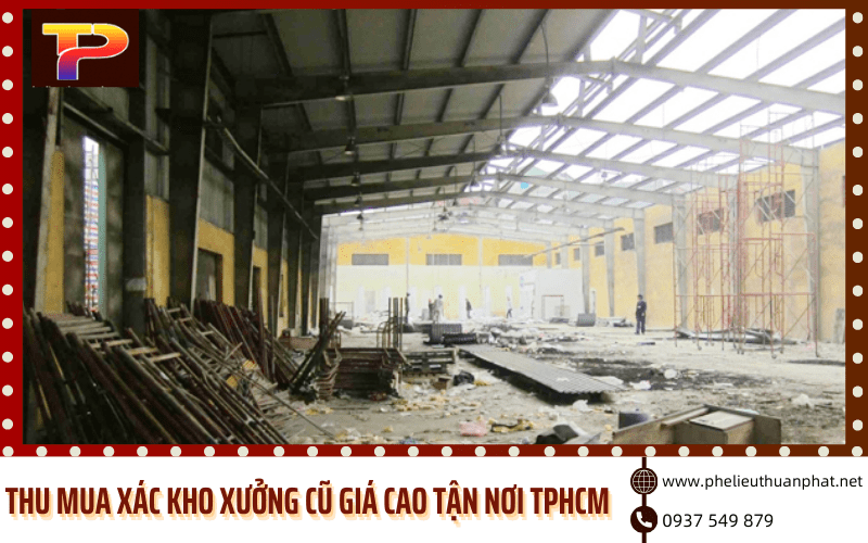 thu mua xác nhà xưởng giá cao